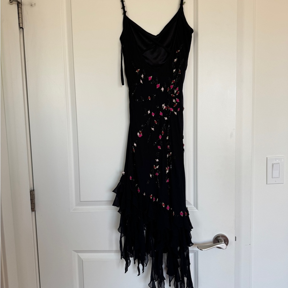 Sue Wong Y2K Silk Beaded Dress - Picture 2 of 7